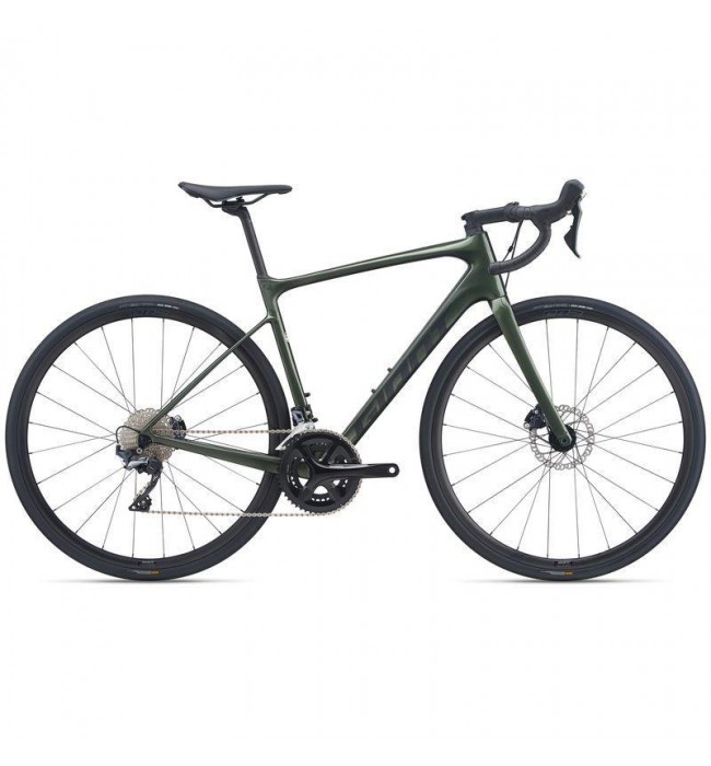 GIANT DEFY ADVANCED 1 MOSS GREEN ROAD BIKE 2021