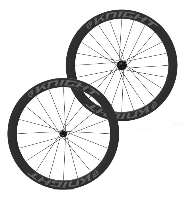 KNIGHT COMPOSITES 50 TUBELESS AERO CARBON CLINCHER DISC DT SWISS 240 WHEELSET