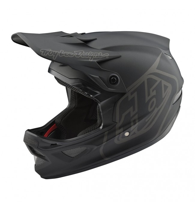 Troy Lee Designs D3 Fiberlite Full Face Helmet Black